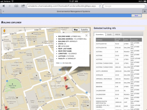 Chemical Safety Audits on iPad