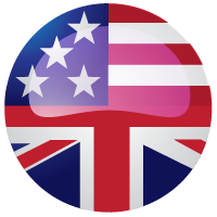 English-american flag